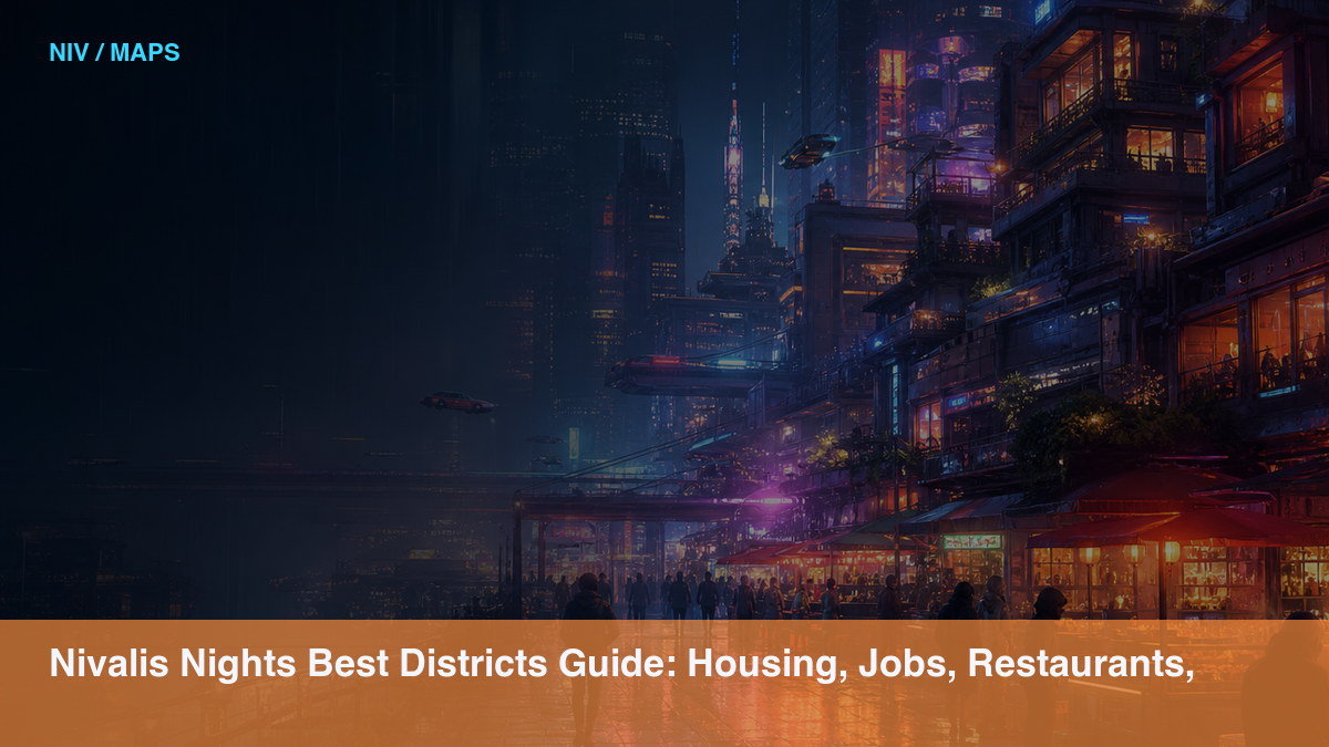 Nivalis Nights Best Districts Guide: Housing, Jobs, Restaurants, and Travel Access Nivalis public media thumbnail