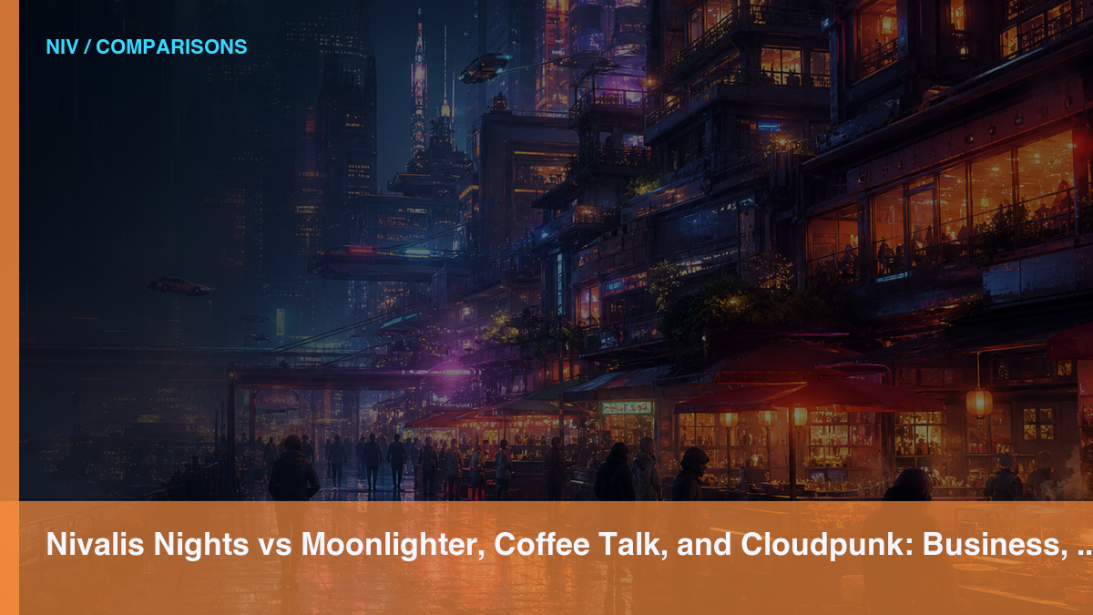Nivalis Nights vs Moonlighter, Coffee Talk, and Cloudpunk: Business, Story, or City Life? Nivalis public media thumbnail